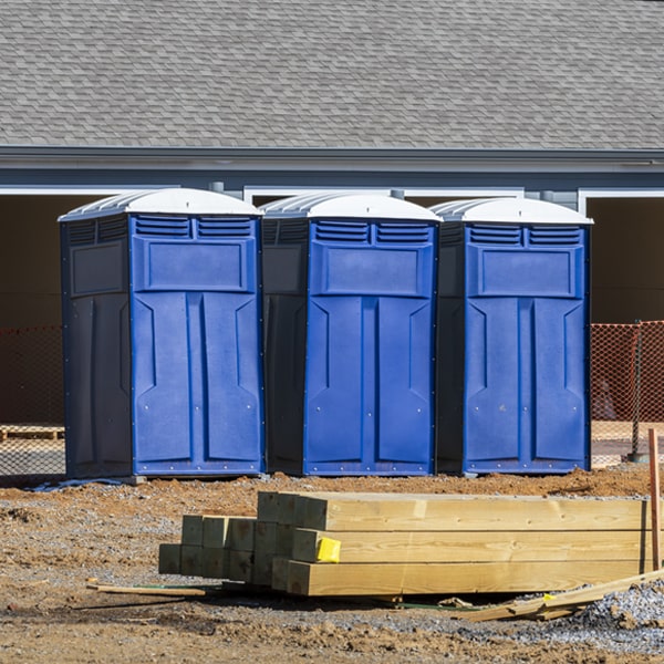 do you offer hand sanitizer dispensers inside the porta potties in Goliad Texas